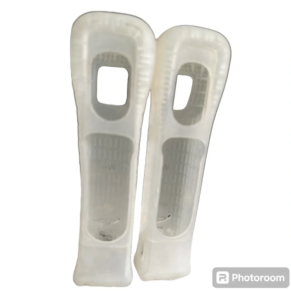 Lot Of 2 Nintendo Wii Remote Sleeve Silicone Rubber For Motion Plus Adapter